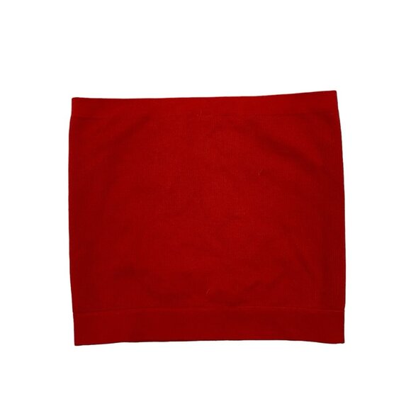 Urban Outfitters Crop Top XS S Red Strapless Stretch Y2K Clubwear Sexy - Picture 2 of 3